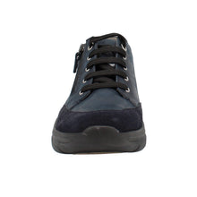 Load image into Gallery viewer, Peggy Wide Fit Women&#39;s Leather - Nubuck Mix Zip &amp; Lace Up Sport Style Casual Shoe
