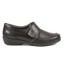Load image into Gallery viewer, Jenny - Wide Fit Women&#39;s Leather Velcro Fastening Shoe
