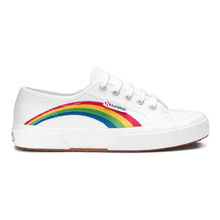 Load image into Gallery viewer, 2750 Rainbow Embroidered Standard Fit Women&#39;s Canvas Trainer
