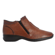 Load image into Gallery viewer, Salen22 Standard Fit Women&#39;s Leather Zip Fastening Ankle Boot
