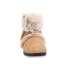 Load image into Gallery viewer, Selina Wide Fit Women&#39;s Slip On Faux Fur Trim Boot Slipper
