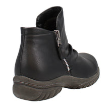 Load image into Gallery viewer, Steff Standard Fit Women&#39;s Sythentic Zip Fastening Chunky Sole Ankle Boot
