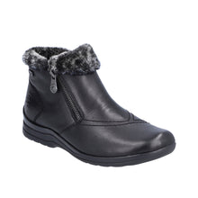 Load image into Gallery viewer, Susie Wide Fit Women&#39;s Leather Zip Fastening Ankle Boot
