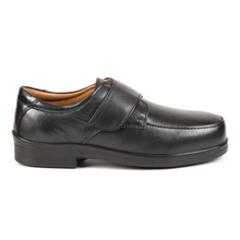 Load image into Gallery viewer, Terry - Men&#39;s Extra Wide Single Strap Touch Fastening Leather Shoe
