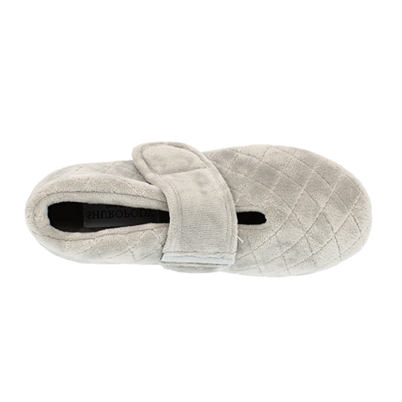 Tranquil Extra Wide Women's Lined Velour Slipper