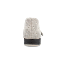 Load image into Gallery viewer, Tranquil Extra Wide Women&#39;s Velcro Strap Fastening Warm Lined Velour Slipper
