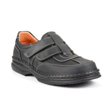 Load image into Gallery viewer, Trent - Men&#39;s Extra Wide Double Strap Touch Fastening Super Soft Leather Shoe
