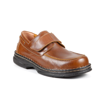 Load image into Gallery viewer, Tully - Men&#39;s Extra Wide Single Strap Touch Fastening Super Soft Leather Shoe
