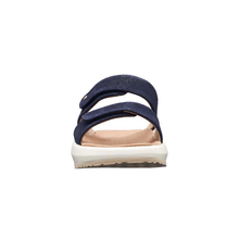 Load image into Gallery viewer, Vienna II Wide Fit Women&#39;s Double Adjustable Velcro Fastening Slip On Flat Sandal
