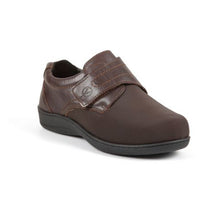 Load image into Gallery viewer, Walford - Women&#39;s Extra Wide Stretchy &amp; Accommodating Flat Leather Shoe
