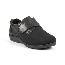 Load image into Gallery viewer, Walford - Women&#39;s Extra Wide Stretchy &amp; Accommodating Flat Leather Shoe
