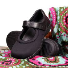 Load image into Gallery viewer, Walmer - Women&#39;s Extra Wide Stretchy &amp; Accommodating Single Strap Touch Fastening Flat Shoe
