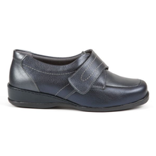 Load image into Gallery viewer, Wardale - Women&#39;s Extra Wide Single Strap Touch Fastening Super Soft Leather Shoe
