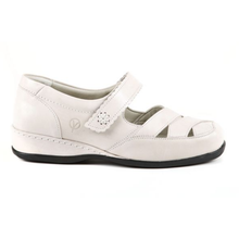 Load image into Gallery viewer, Welland - Women&#39;s Extra Wide Single Strap Touch Fastening Super Soft Leather Shoe
