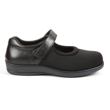 Load image into Gallery viewer, Walmer - Women&#39;s Extra Wide Stretchy &amp; Accommodating Single Strap Touch Fastening Flat Shoe
